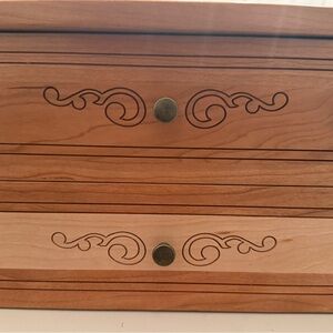 Hand carved Jewelry Box